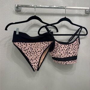 Beach Riot Black Dot Bikini Set